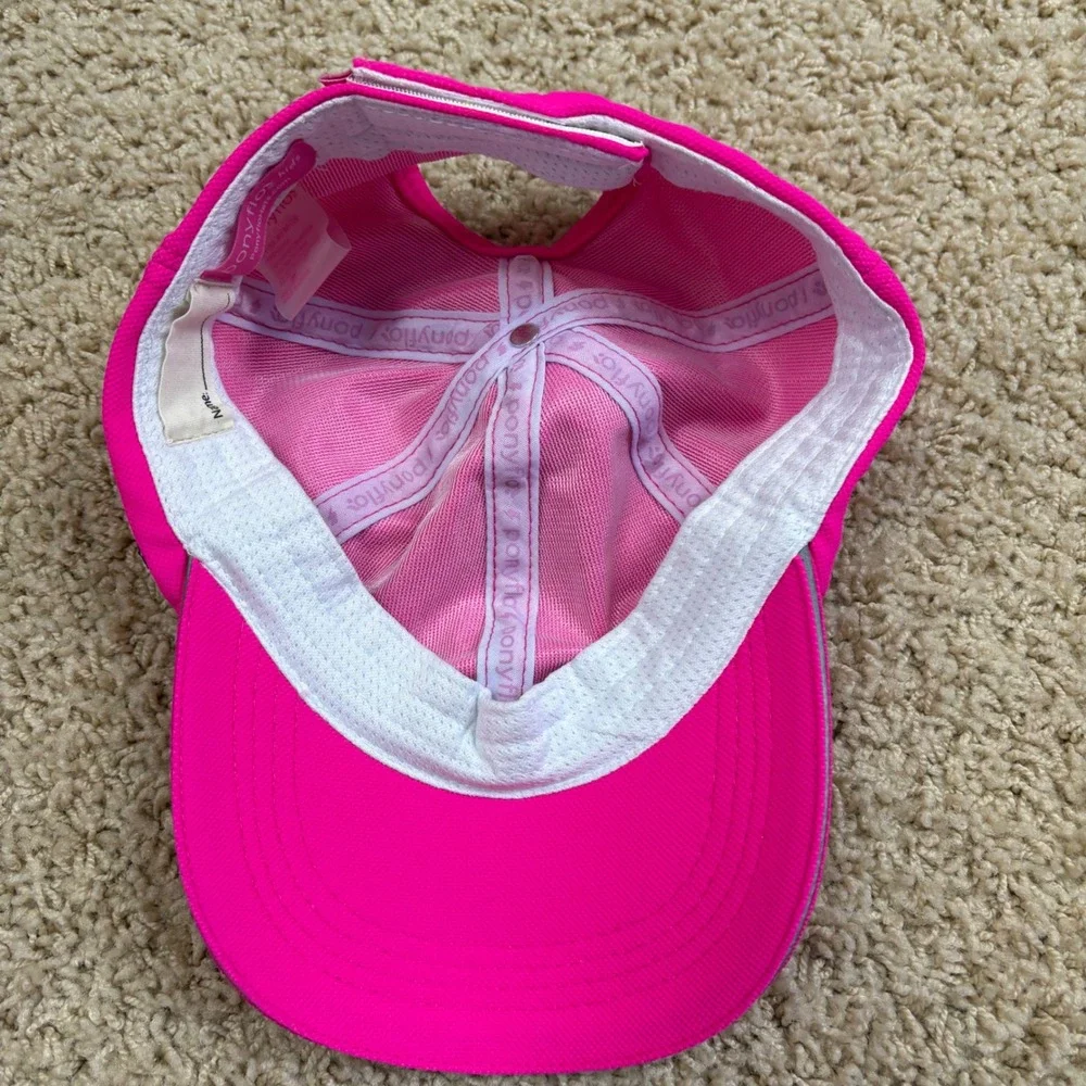 Ponyflo Kids‎ Hot Pink Polyester Baseball Cap Style JRFW H39